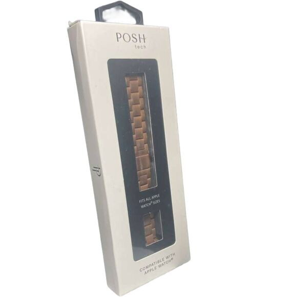 Posh Tech Sloan Skinny Rose Gold Stainless Steel Band for Apple Watch 38/40/41mm - Picture 3 of 8